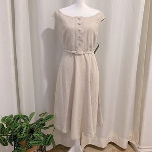 Eva Mendes. New York & Co. Sand Colored Dress. NWT